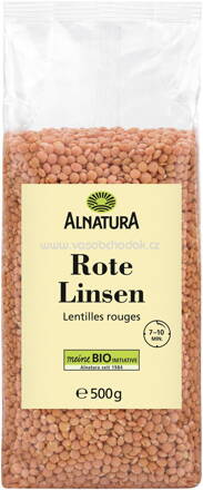 Alnatura Rote Linsen, 500g