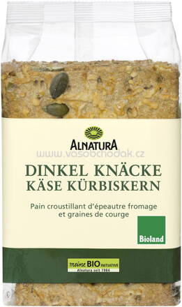 Alnatura Dinkel Knäcke Käse Kürbiskern, 200g