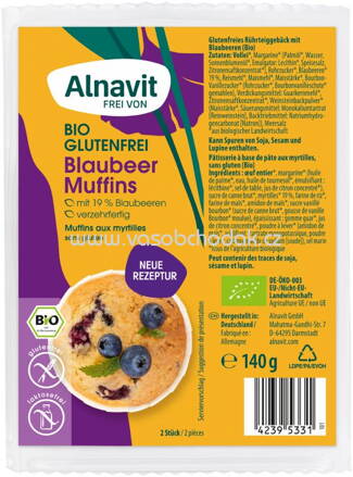 Alnavit Blaubeer Muffins, 140g