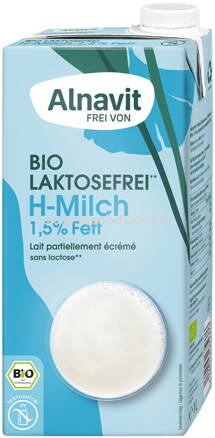 Alnavit Laktosefrei H-Milch 1,5% Fett, 1l