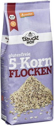 Bauckhof 5 Korn Flocken, glutenfrei, 475g