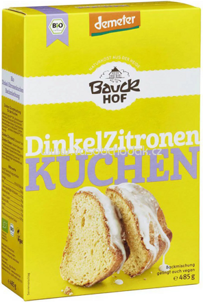 Bauckhof Backmischung Dinkel Zitronen Kuchen, 485g