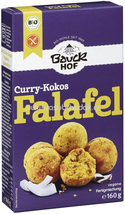 Bauckhof Curry Kokos Falafel, glutenfrei, 160g