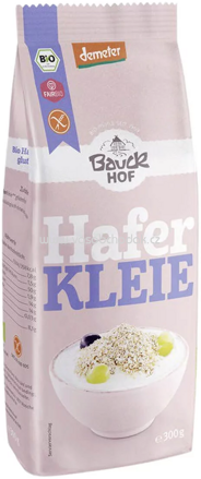 Bauckhof Hafer Kleie, glutenfrei, 300g