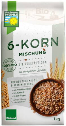 Bohlsener Mühle 6 Korn Mischung, 1kg