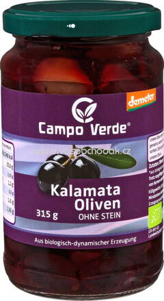 Campo Verde Kalamata Oliven ohne Stein, 315g