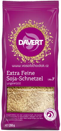 Davert Extra Feine Soja Schnetzel, 200g