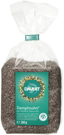 Davert Dampfmoh, gemahlener Blaumohn, 200g
