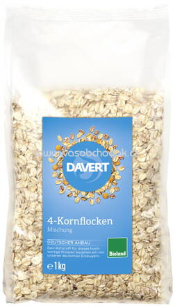 Davert 4-Kornflocken Mischung, 1 kg