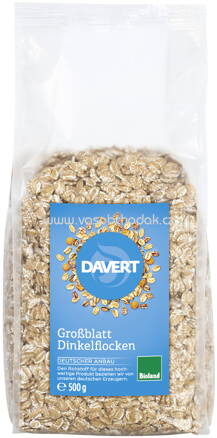Davert Großblatt Dinkelflocken, 500g