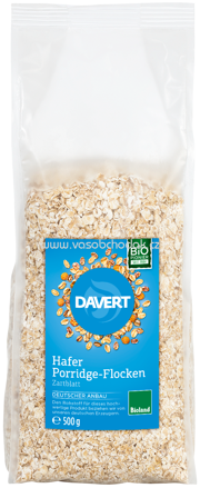 Davert Hafer Porridge Flocken Zartblatt, 500g