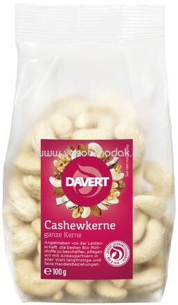 Davert Cashewkerne, ganze Kerne, 100g