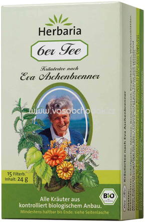 Herbaria 6er Tee Eva Aschenbrenner, 15 Filterbeutel, 24g