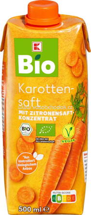 K-Bio Karottensaft, 500 ml
