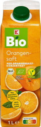 K-Bio Orangensaft, 1l