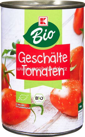 K-Bio Geschälte Tomaten, 400g