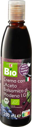 K-Bio Crema con Aceto Balsamico di Modena I.G.P., 250 ml