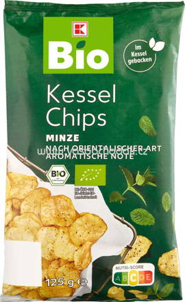 K-Bio Kessel Chips Minze nach Orientalischer Art, 125g