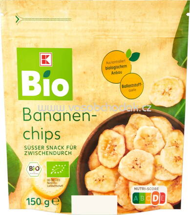 K-Bio Bananenchips, 150g
