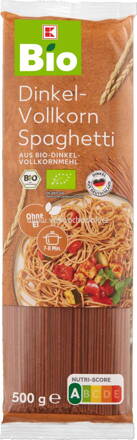 K-Bio Dinkel Vollkorn Spaghetti, 500g