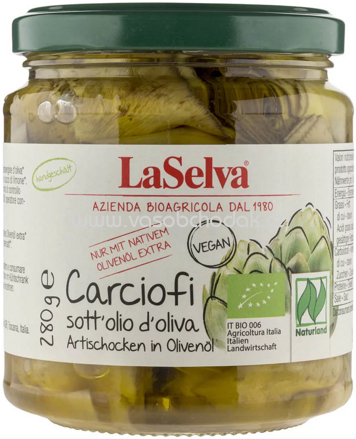 LaSelva Artischocken in Olivenöl, 280g