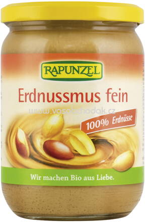 Rapunzel Erdnussmus fein, 500g