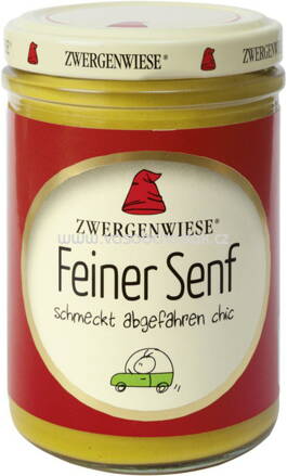 Zwergenwiese Feiner Senf, 160 ml