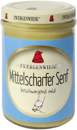 Zwergenwiese Mittelscharfer Senf, 160 ml