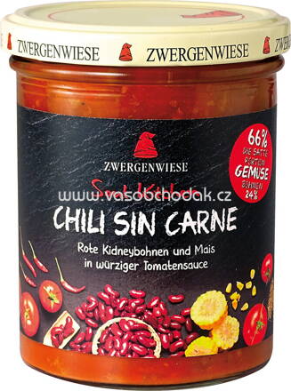 Zwergenwiese Soul Kitchen Chili sin Carne, 370g