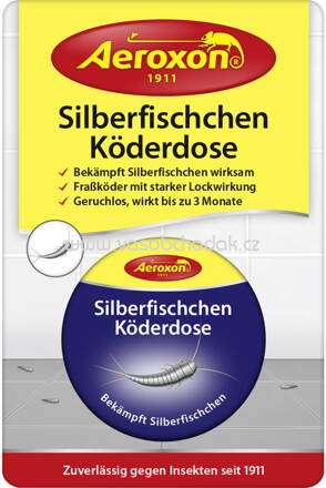 Aeroxon Köderdose gegen Silberfischchen, 1 St