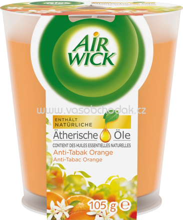 AirWick Duftkerze im Glas Anti-Tabak Orange, 1 St