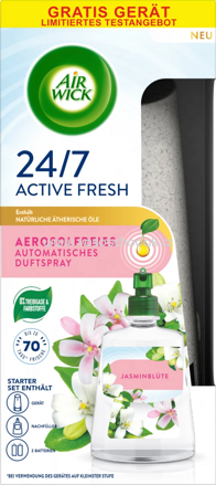 AirWick Lufterfrischer Duftspray Active Fresh Jasminblüte Starterset, 1 St