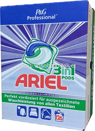 Ariel Professional Colorwaschmittel 3in1 PODS Color, 40 - 104 Wl