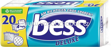 Bess Toilettenpapier Deluxe, 4-lagig, 20x150 Blatt, 3000 Blatt