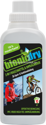 Bionicdry 2in1 Waschmittel & Imprägnierer, 500 ml, 10 Wl