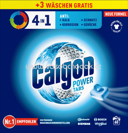 Calgon Power Tabs 4in1, 60 St