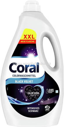 Coral Professional Feinwaschmittel Flüssig Black Velvet, 60 Wl