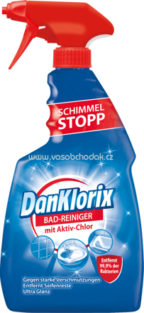 DanKlorix Badreiniger mit Aktiv-Chlor, 750 ml