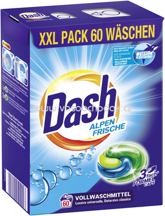 Dash Vollwaschmittel Pods 3in1 Caps, 60 Wl