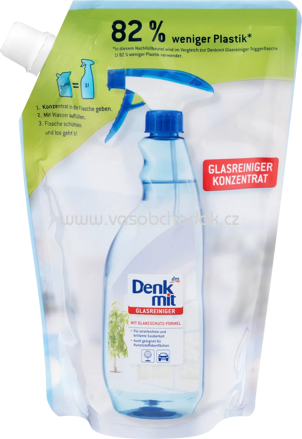 Denkmit Glasreiniger Konzentrat Nachfüllpack, 333 ml