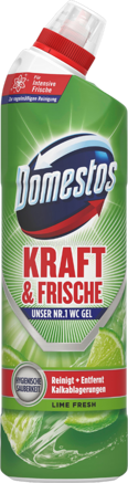 Domestos WC-Reiniger Gel Kraft & Frische Lime Fresh, 750 ml