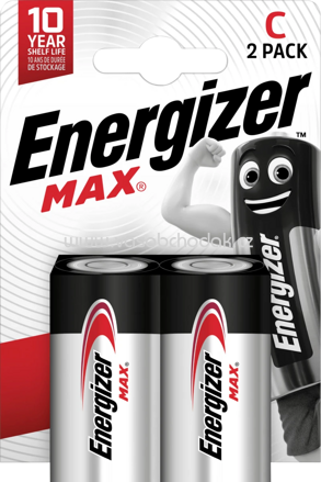 Energizer Alkaline Max Baby C, 2 St