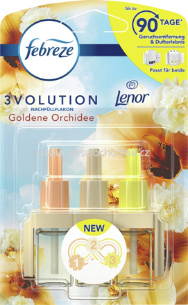 Febreze Duftstecker 3Volution Nachfüllpack Lenor Goldene Orchidee, 20 ml