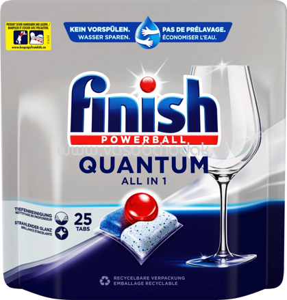 Finish Spülmaschinen Tabs Quantum All in 1, 25 - 88 St