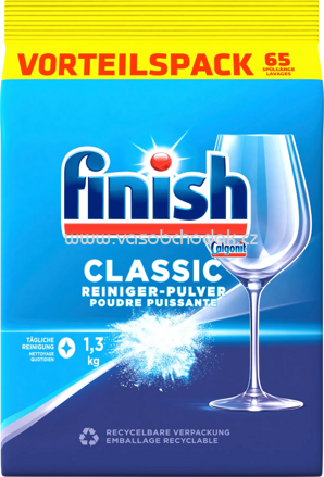 Finish Spülmaschinenpulver, 65 Sp, 1,3 kg