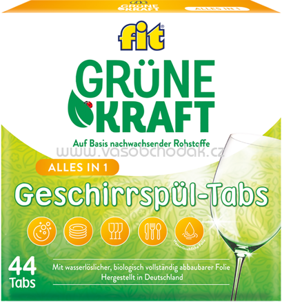 Fit Grüne Kraft Alles-in-1 Tabs, 22 - 44 St