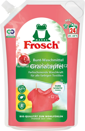 Frosch Vollwaschmittel Flüssig Granatapfel, 24 Wl