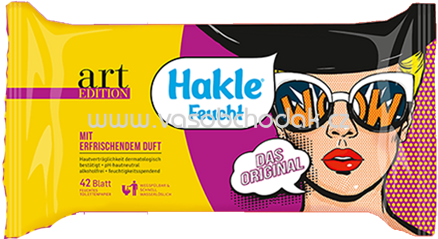 Hakle Feuchtes Toilettenpapier Art Edition, Das Original, 42 Blatt