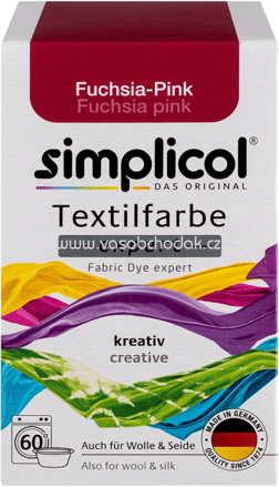 Simplicol Textilfarbe expert Fuchsia-Pink, 1 St