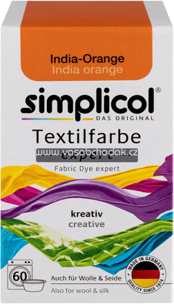 Simplicol Textilfarbe expert India-Orange, 1 St